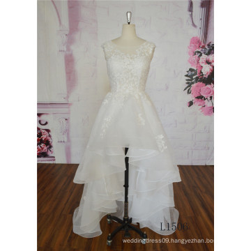 Unique Lace Wedding Dress A-Line Knee Length Wedding Dress